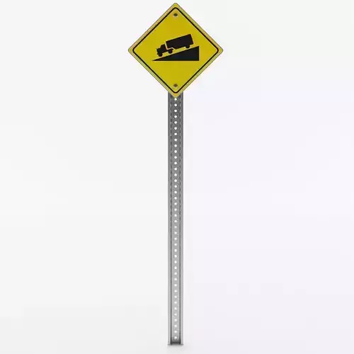 Steep Incline Sign