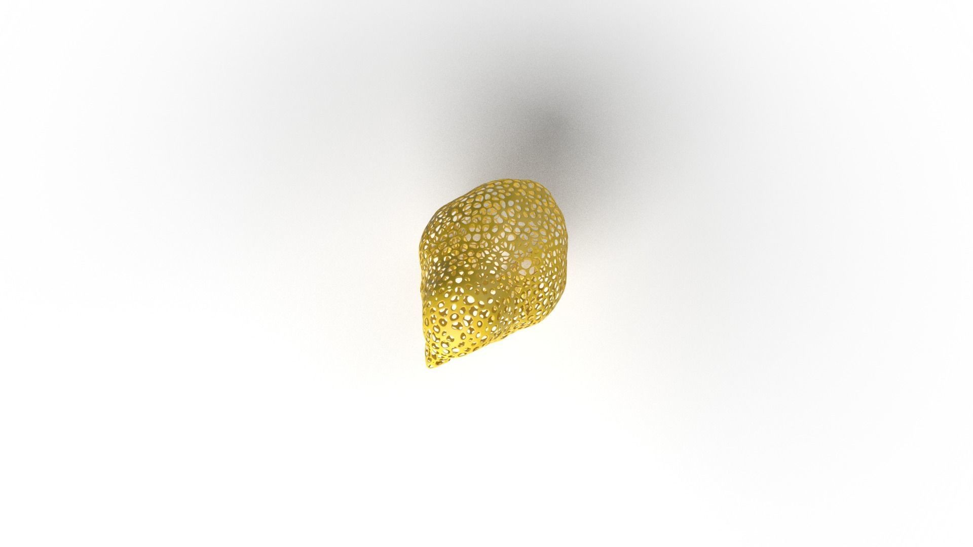 Chick Voronoi Low-poly 3D model_7