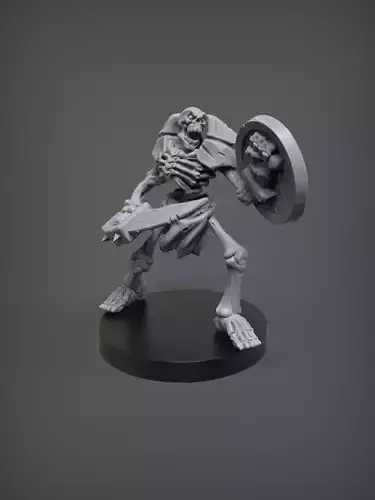 Skeleton Captain 3D print model