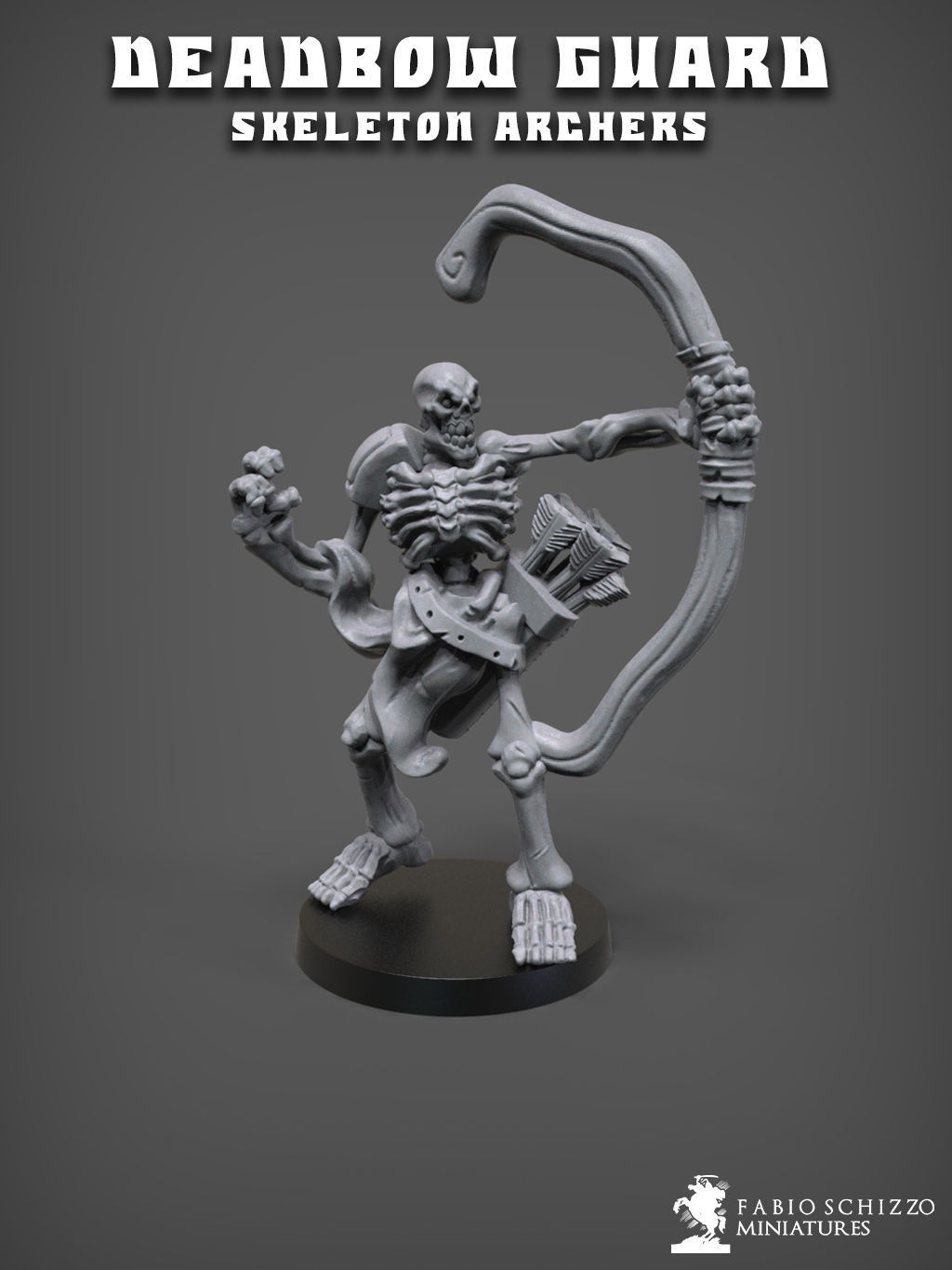 Skeleton Archer 3D print model_1