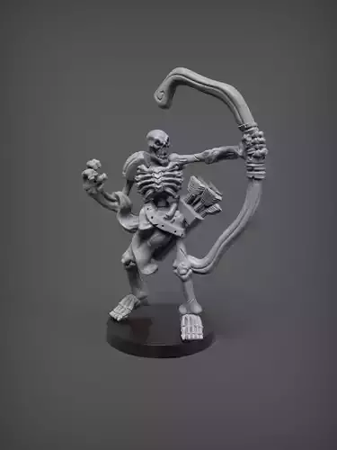 Skeleton Archer 3D print model
