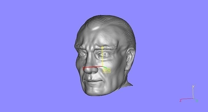 MUSTAFA KEMAL ATATURK 3D print model