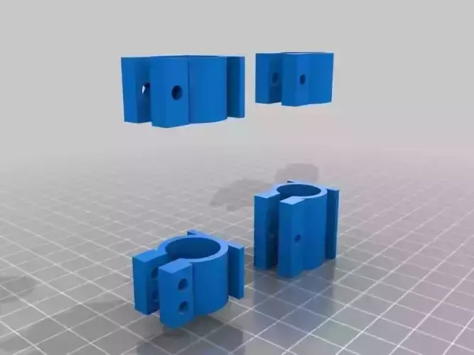 Parametric Clamp Free 3D print model