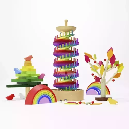 Wooden Block Toy set