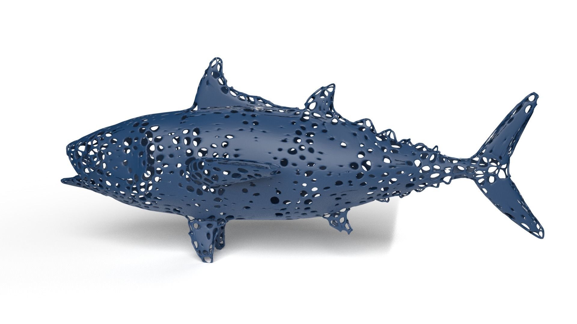 Bonito Voronoi Low-poly 3D model_6