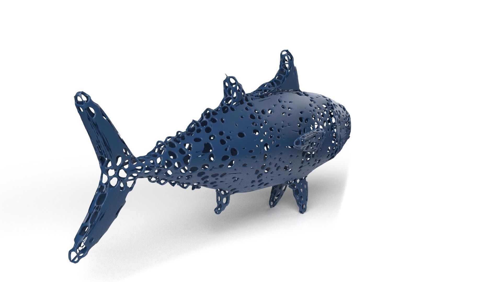 Bonito Voronoi Low-poly 3D model_4