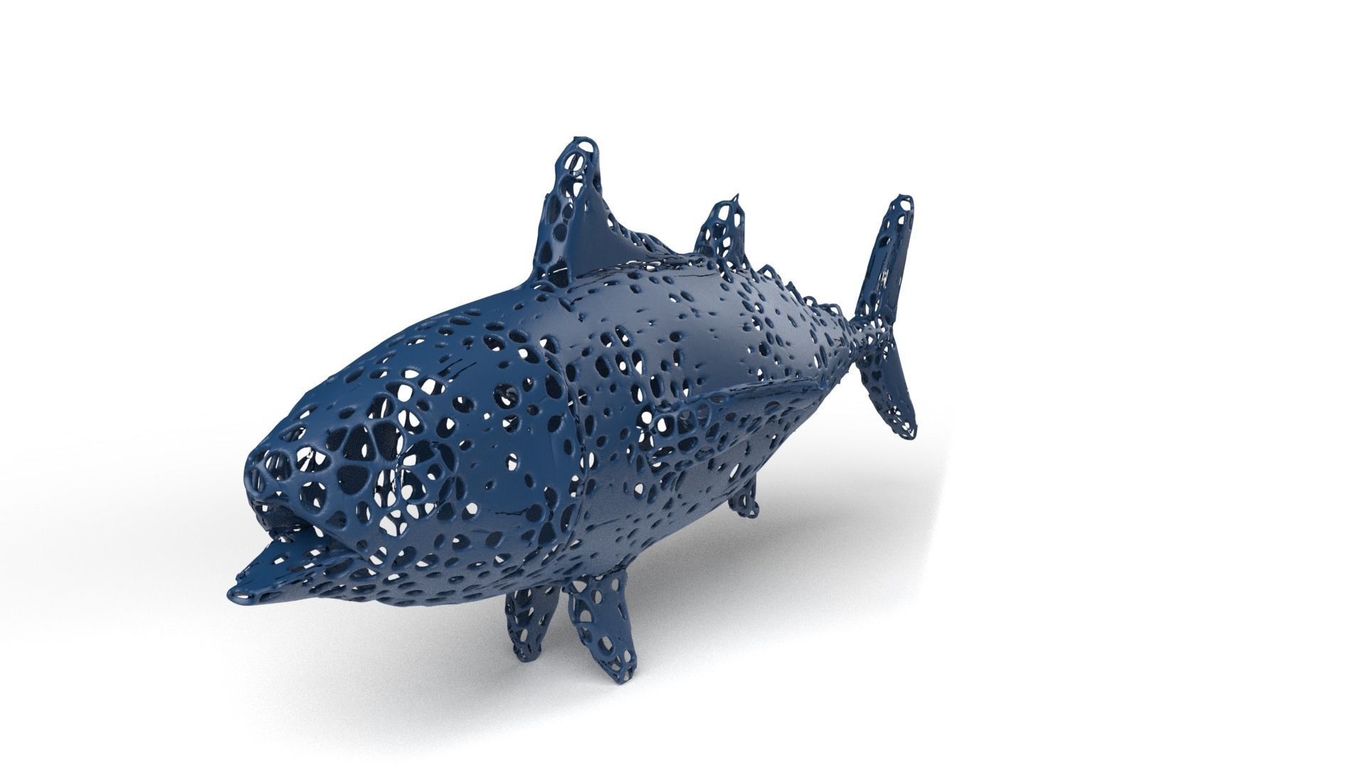 Bonito Voronoi Low-poly 3D model_1