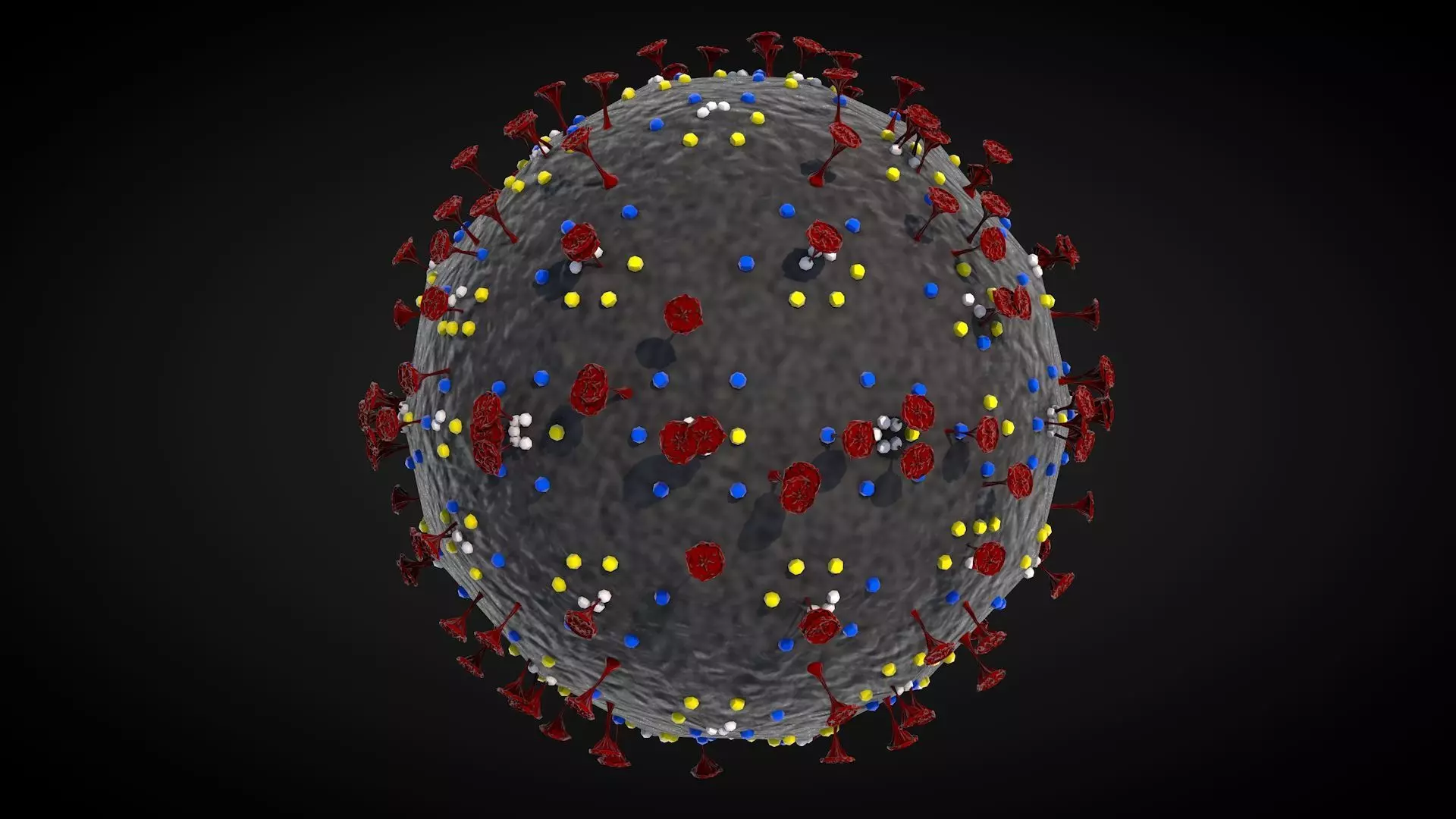 Corona Virus 3D model_0