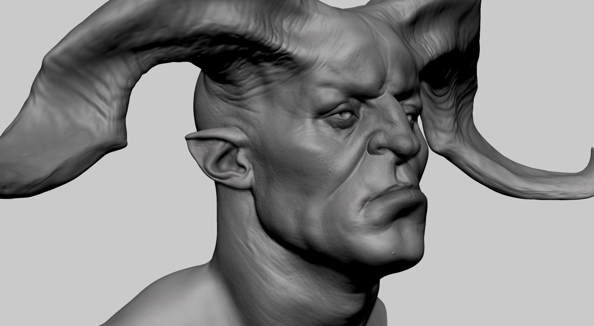Creature Head Studies 3D model_6