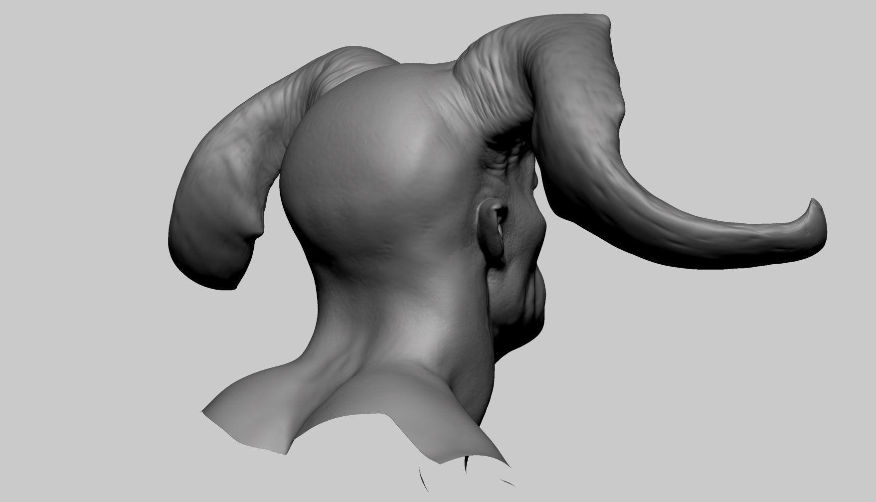 Creature Head Studies 3D model_5