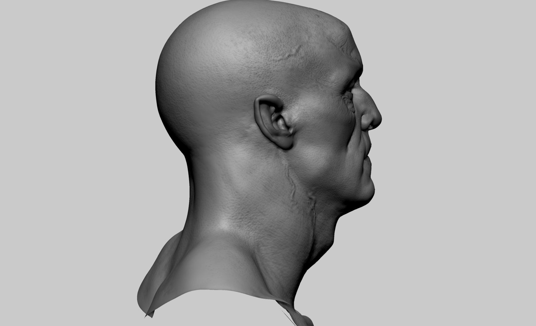 Creature Head Studies 3D model_12
