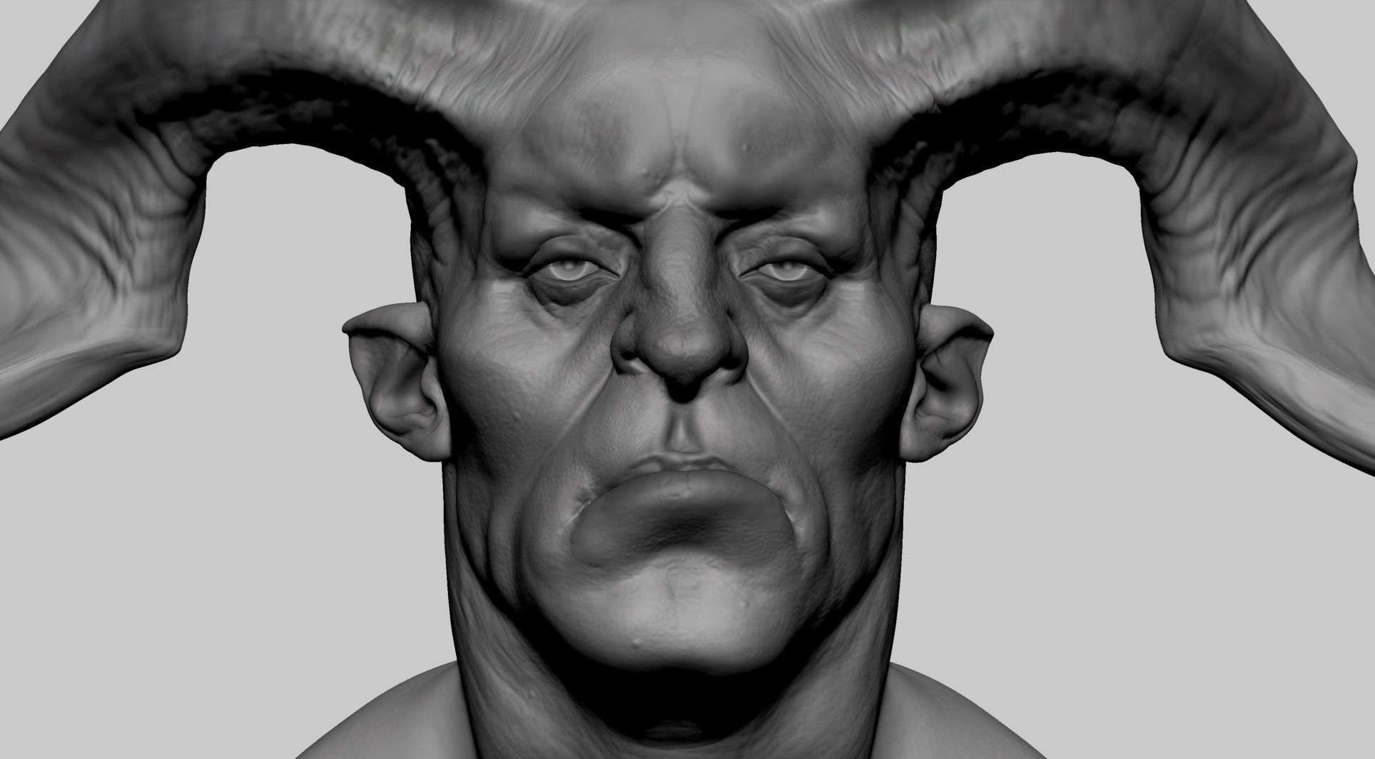 Creature Head Studies 3D model_7