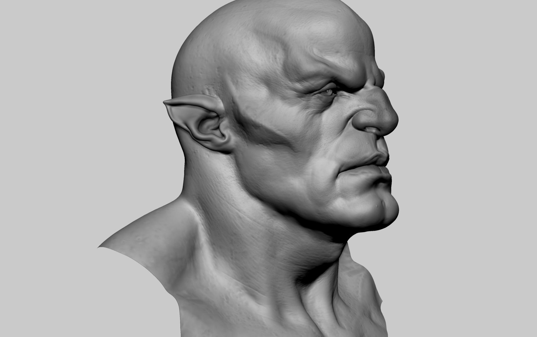 Creature Head Studies 3D model_18