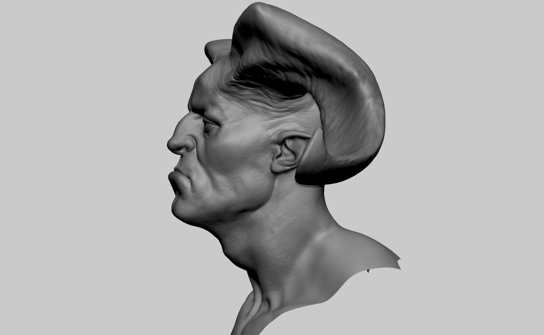 Creature Head Studies 3D model_3