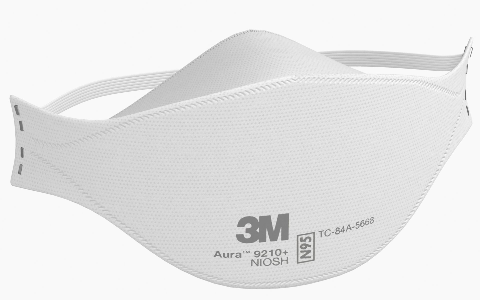 Mask Particulate Respirator 9210 Low-poly 3D model_11