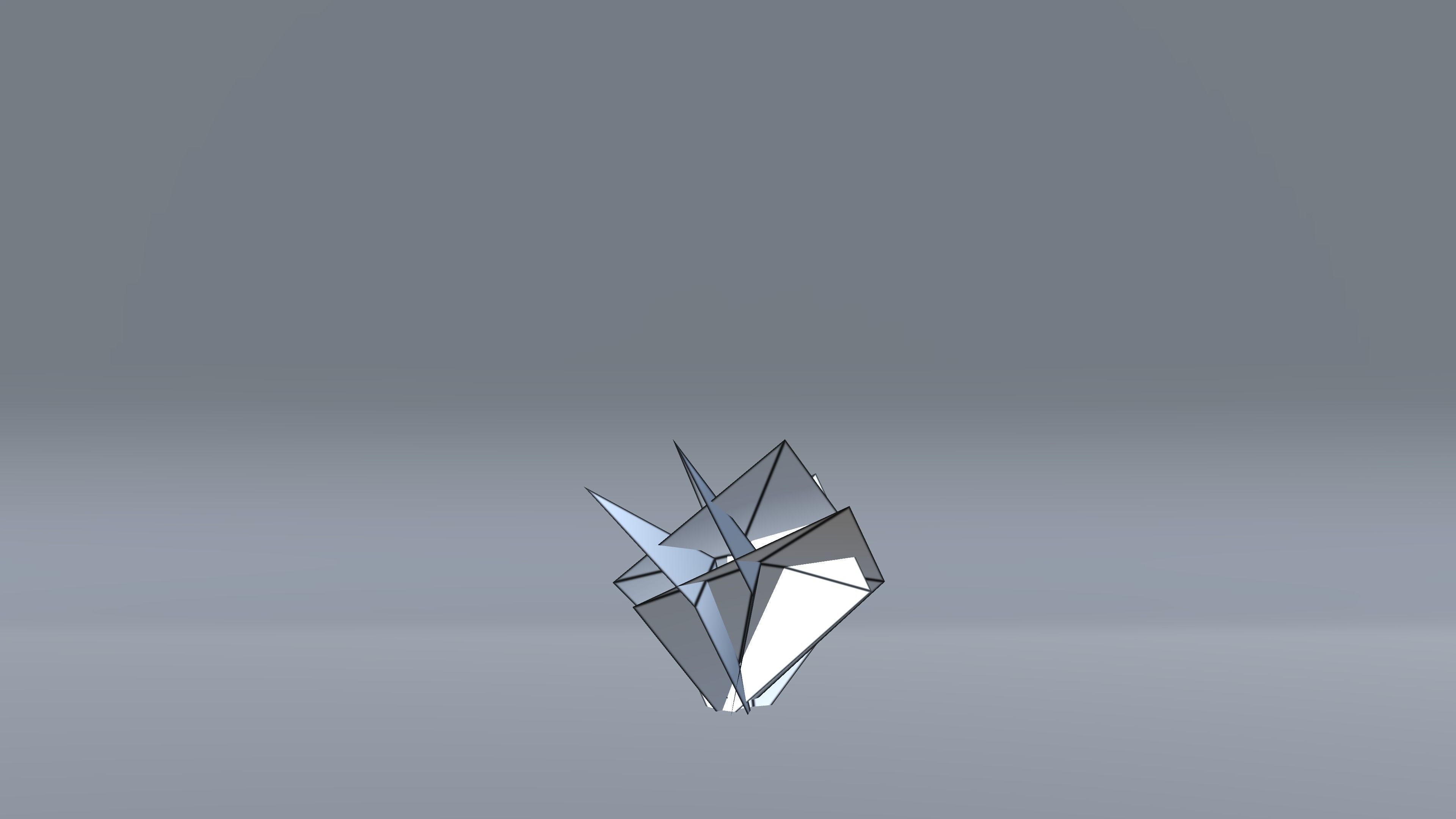 Magnolia Tree Low-poly 3D model_9