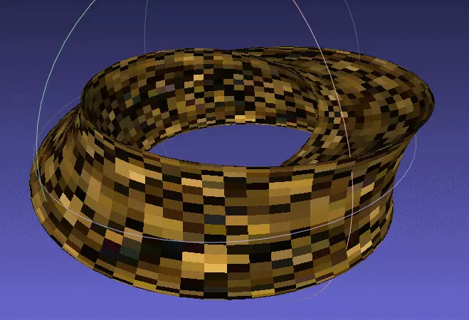 Parametric Surface UmbilicTorus Free 3D model