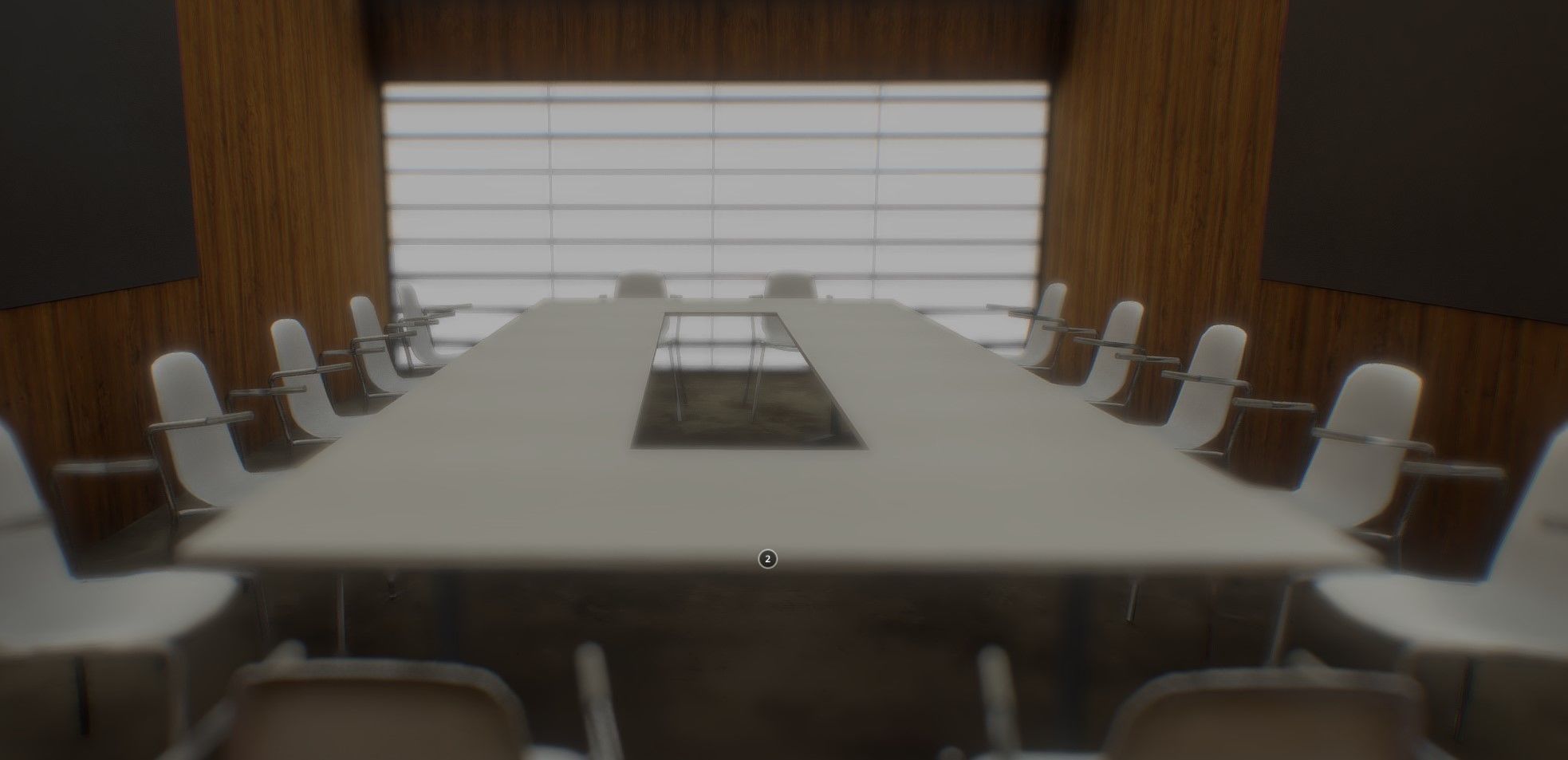 VR Conference Room Corona Max Scene and Baked Low-poly 3D model_6