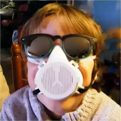 CHILD RESPIRATOR MASK 3D print model