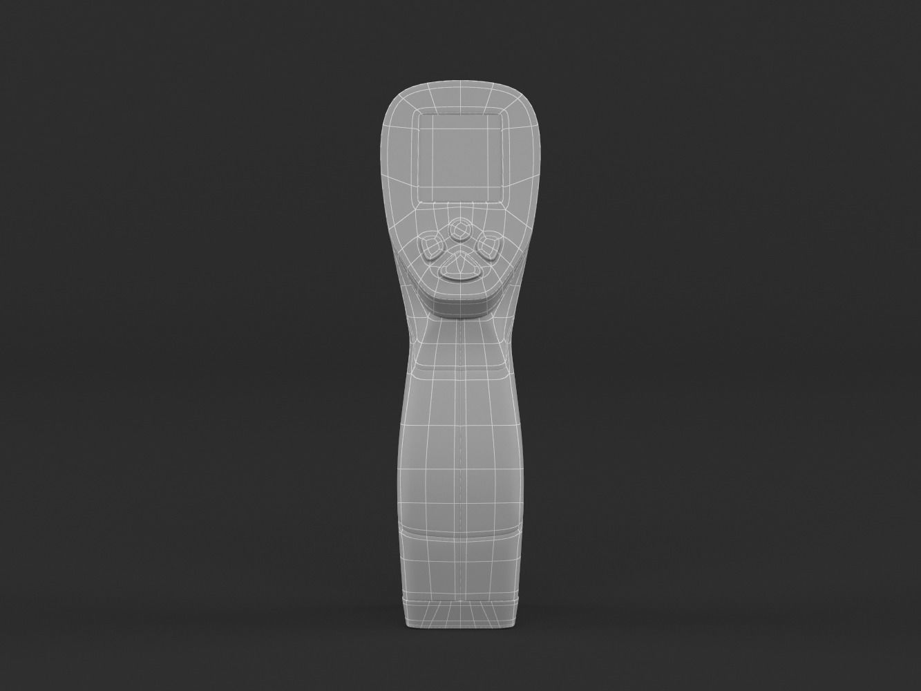 Digital Infrared Forehead Thermometer 3D model_14