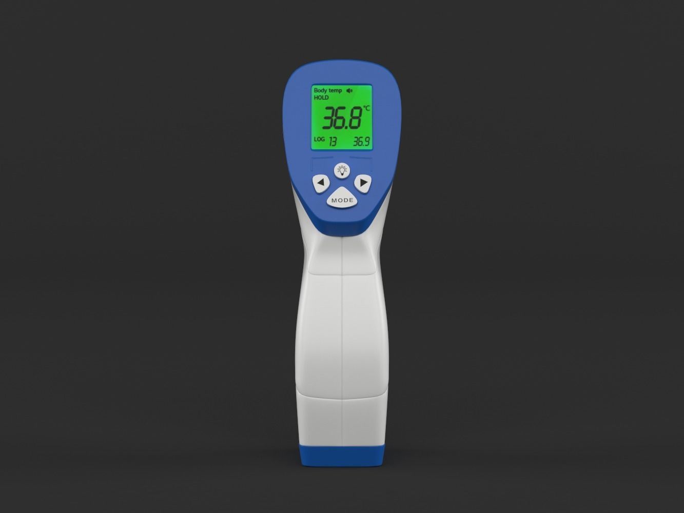 Digital Infrared Forehead Thermometer 3D model_6