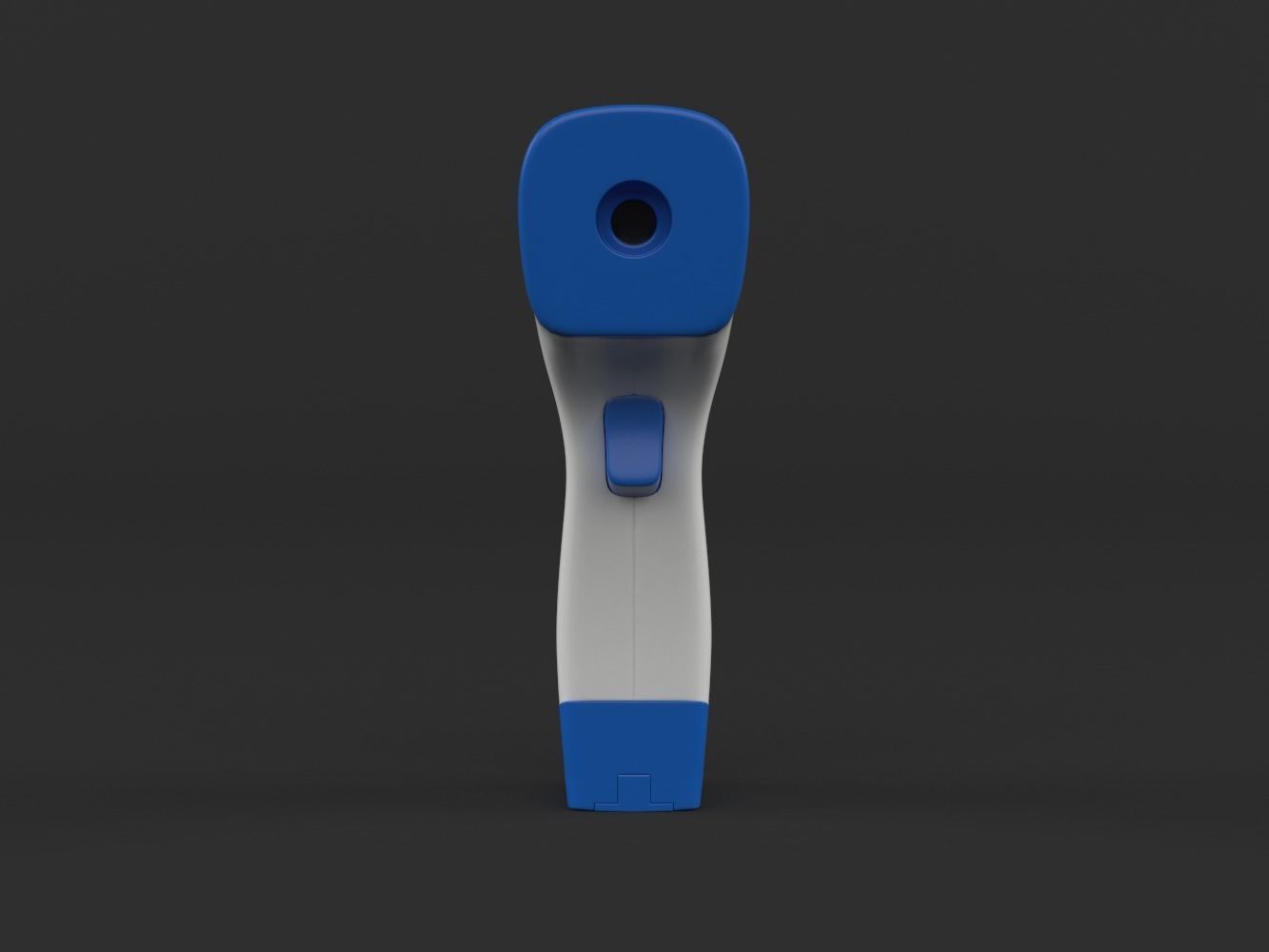 Digital Infrared Forehead Thermometer 3D model_2
