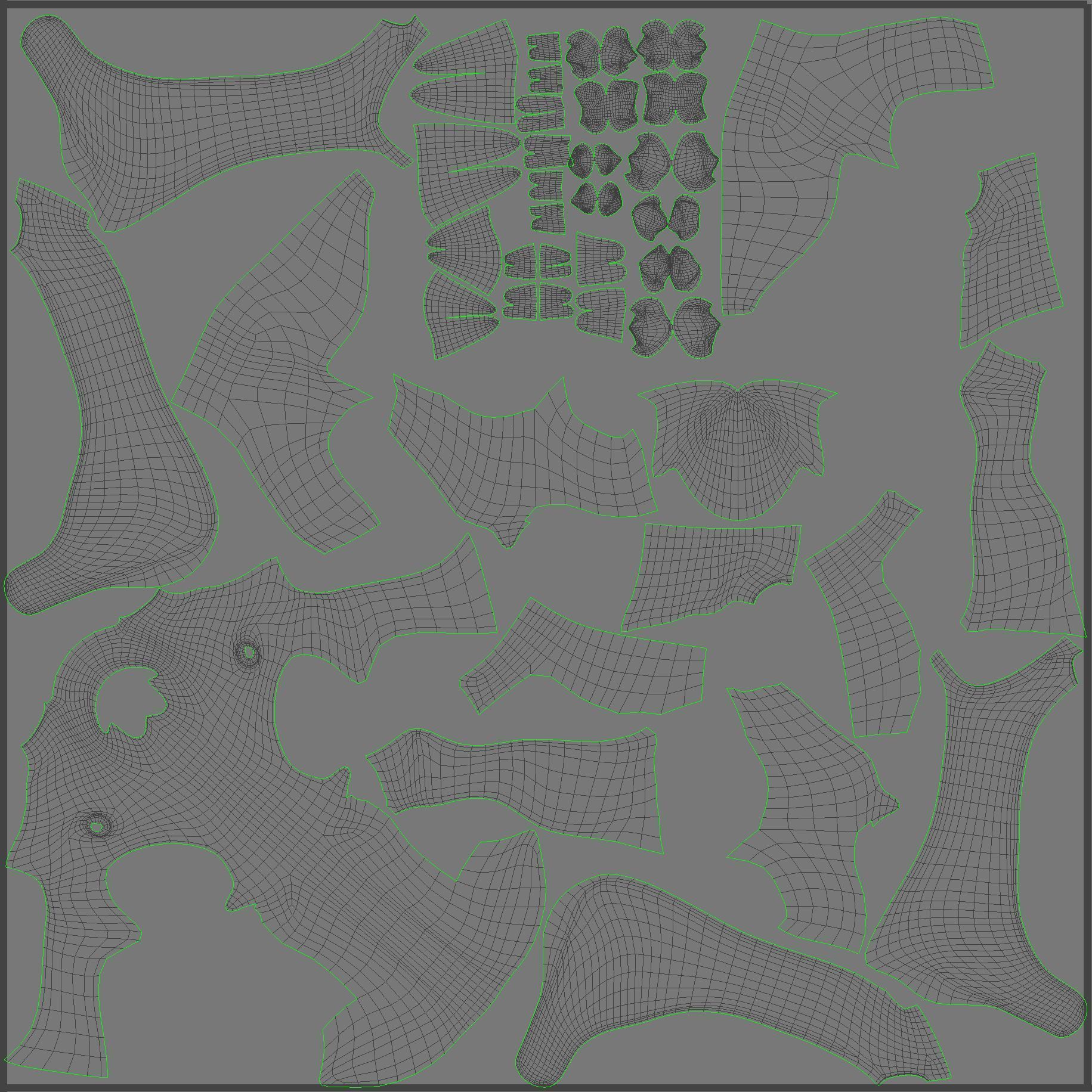 Tiger Skull Low-poly 3D model_9