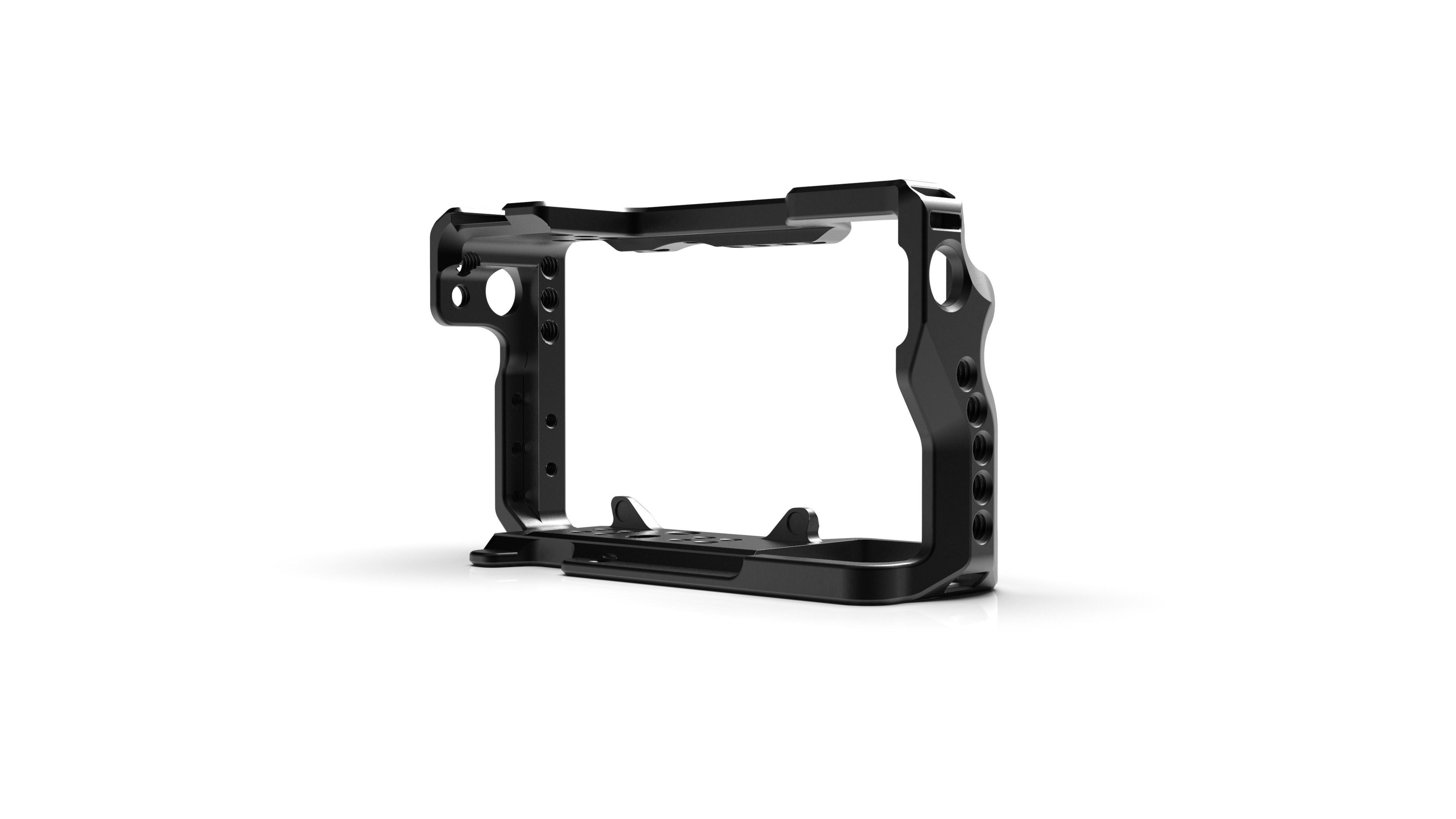 Cage for Camera Sony A6000 A6300 A6500 CAD CNC 3D print model_8
