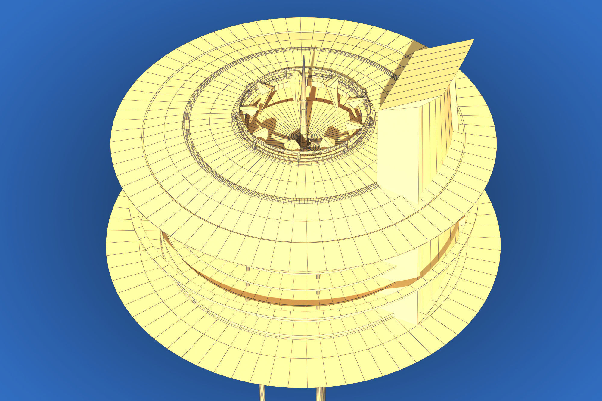 Futuristic Architecture Skyscraper 03 3D model_11