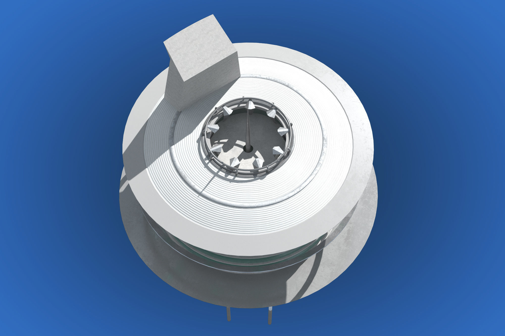 Futuristic Architecture Skyscraper 03 3D model_7