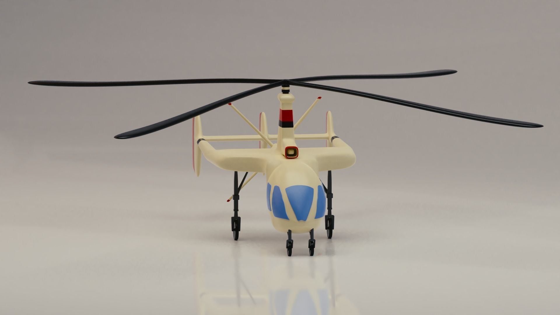 Toy helicopter based on Kamov Autogyro 3D model | CGTrader