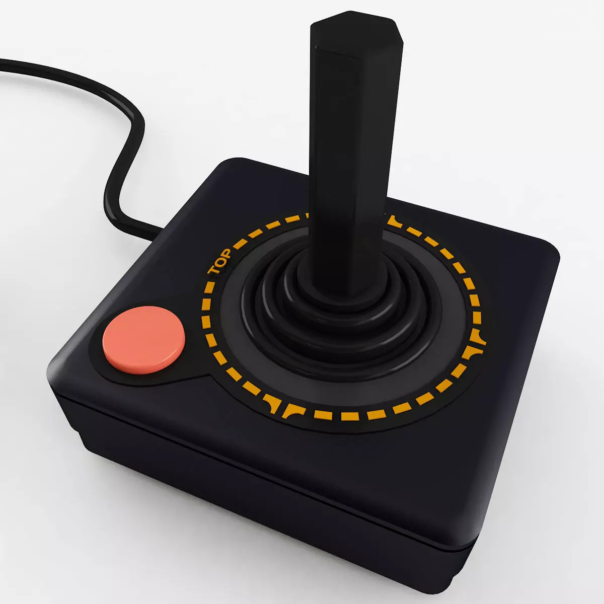 Atari Joystick 3D model_0