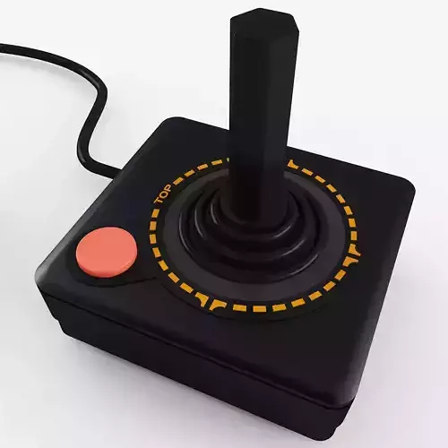 Atari Joystick 3D model