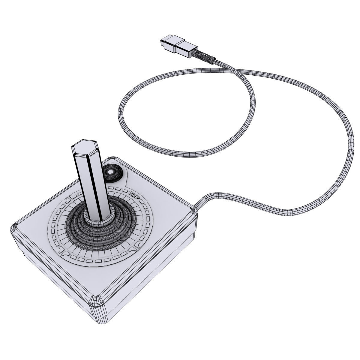 Atari Joystick 3D model_3