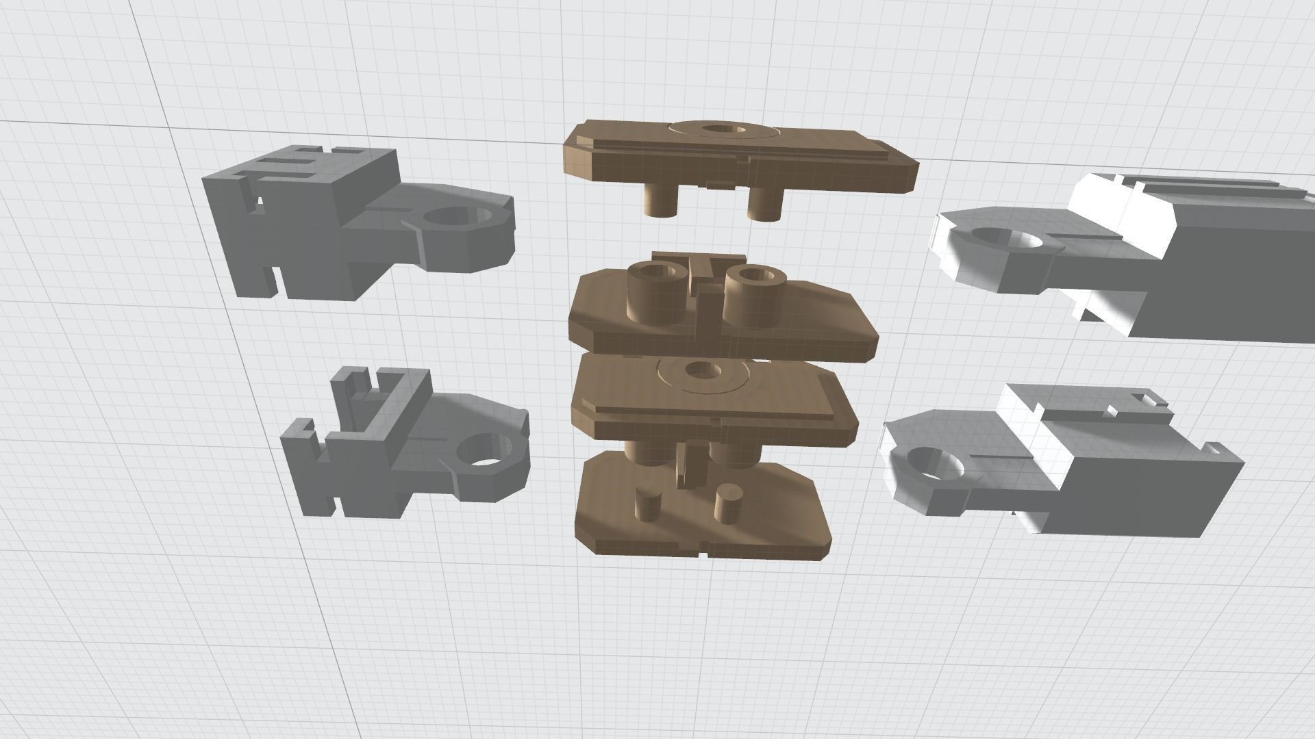 MG GUNDAM v1-5 ARM andELBOW joint 3D print model_8