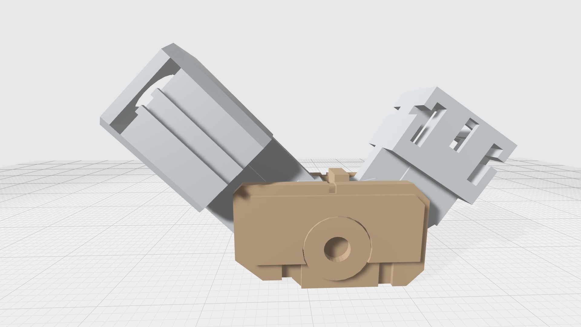 MG GUNDAM v1-5 ARM andELBOW joint 3D print model_3