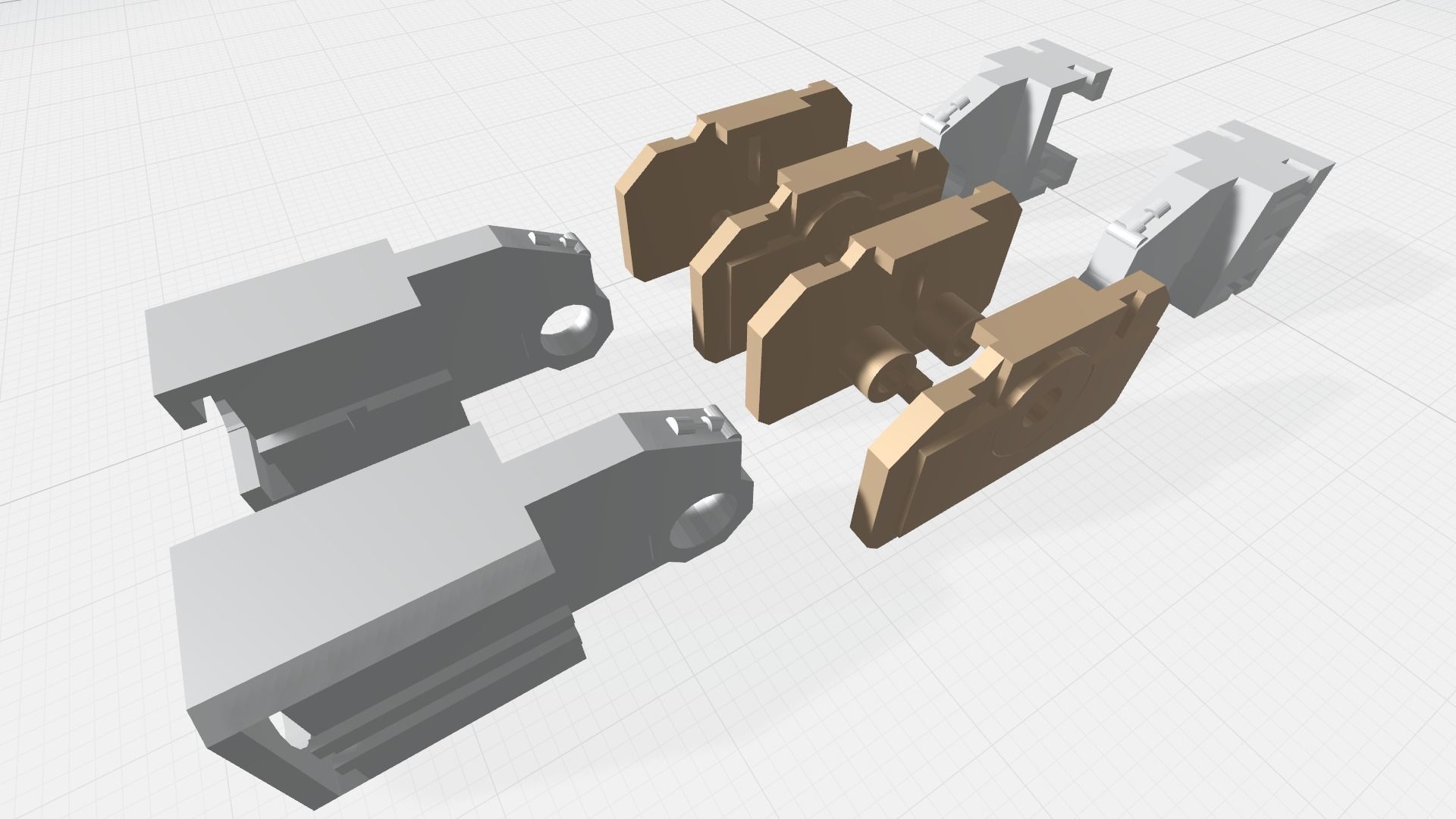 MG GUNDAM v1-5 ARM andELBOW joint 3D print model_7