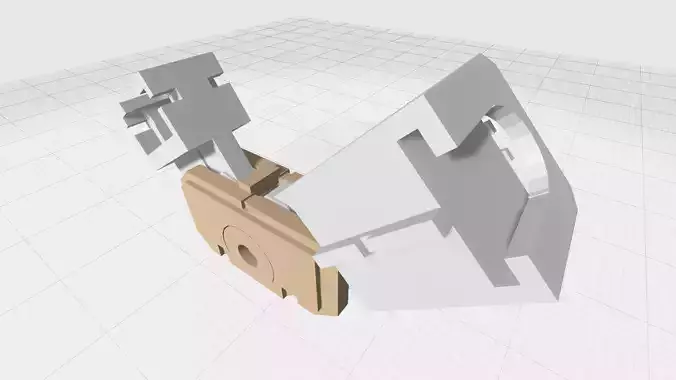 MG GUNDAM v1-5 ARM andELBOW joint 3D print model