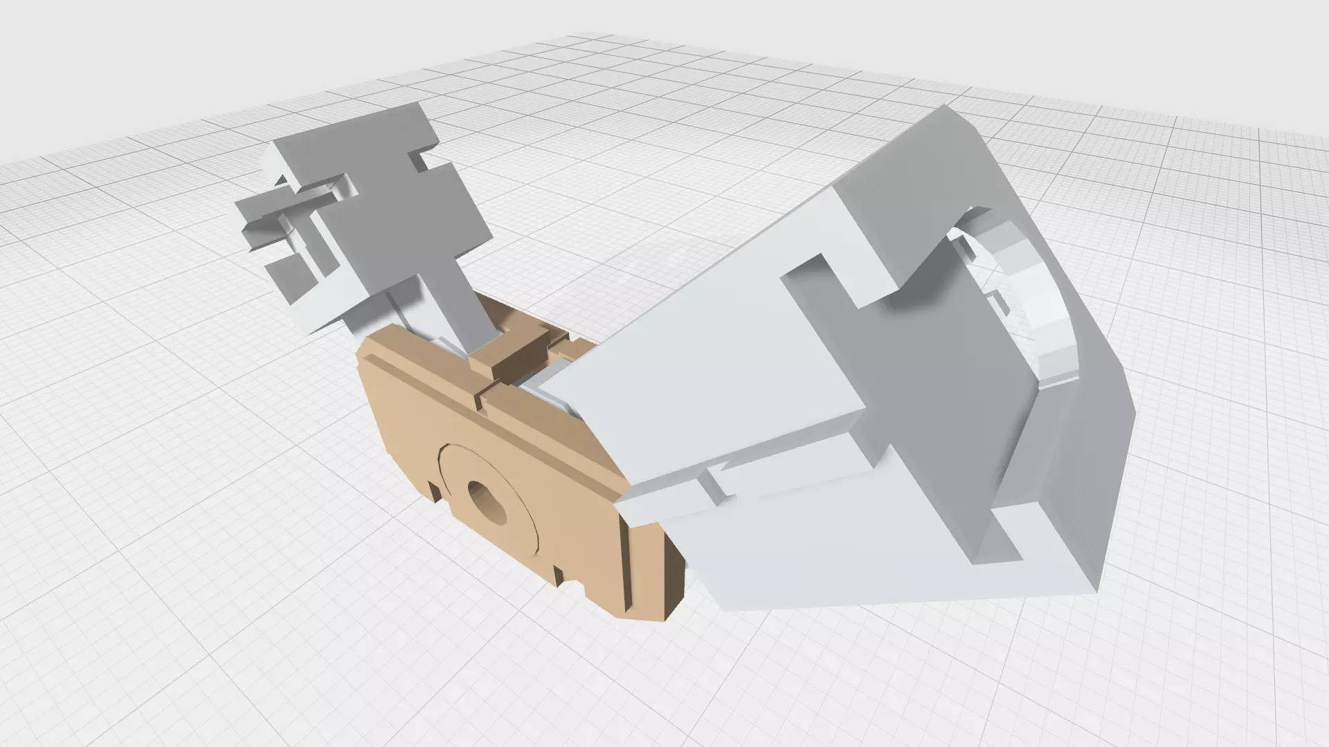 MG GUNDAM v1-5 ARM andELBOW joint 3D print model_0