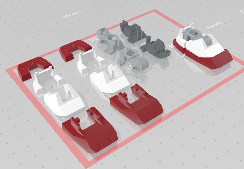MG GUNDAM v1-5 Foot joint and Armor Bundle 3D print model_4