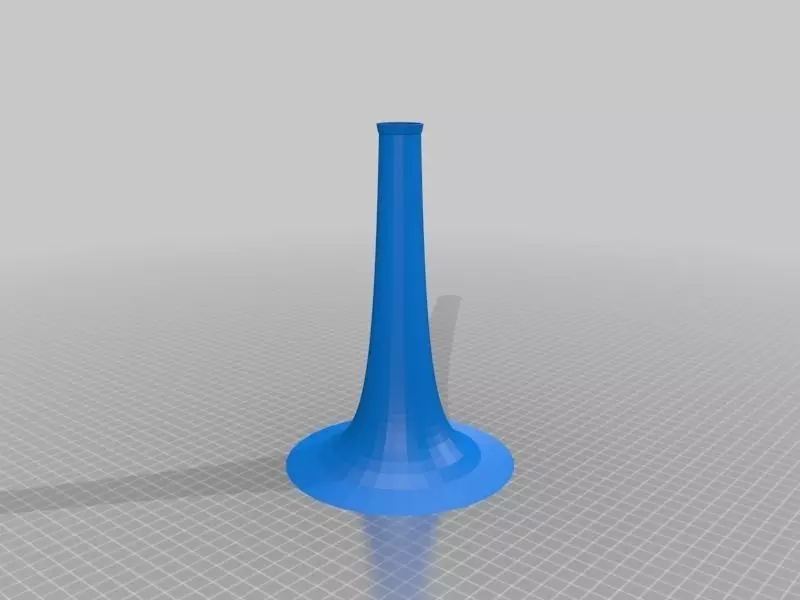 Parametric Music Pipe Trumpet Trombone Bugle Clarinet Free 3D print model_0
