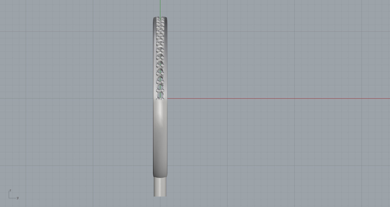  lonely ring 3D print model_3