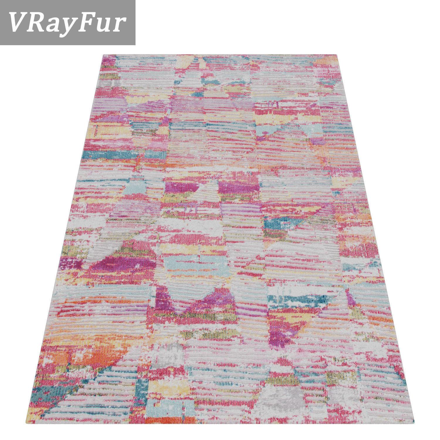 Rug Set 386 3D model_2