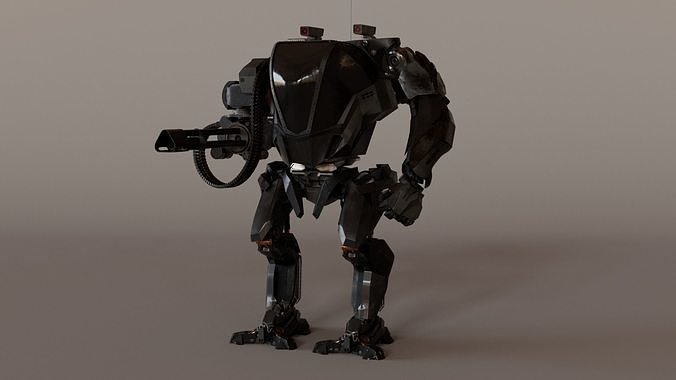 Mecha robot 3D model