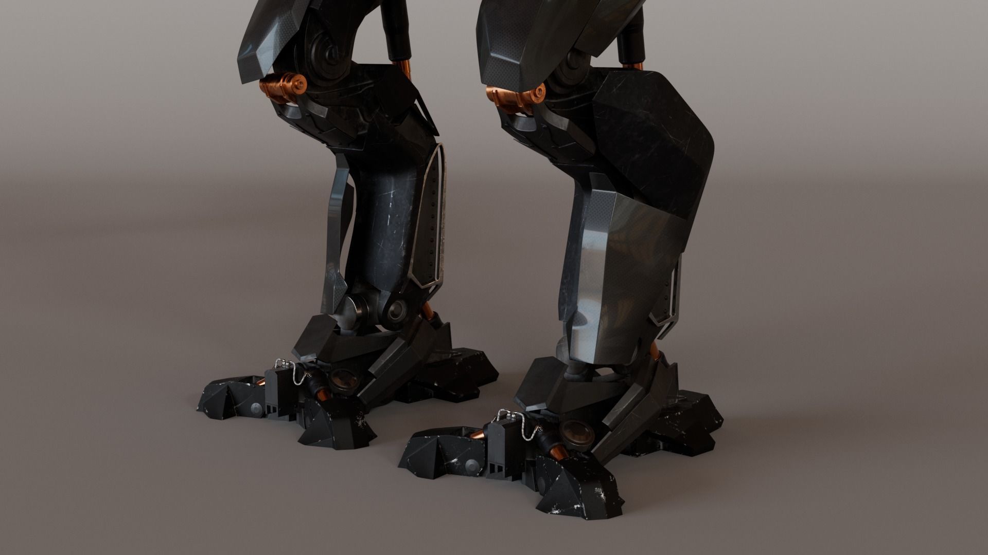 Mecha robot 3D model_10