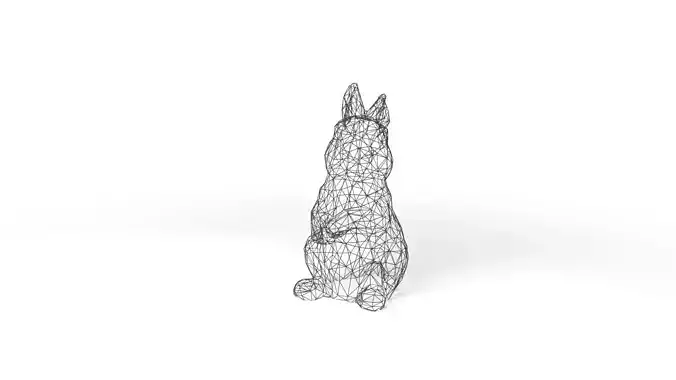 EasterBunny Wireframe
