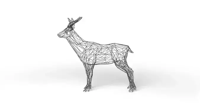 Deer Wireframe