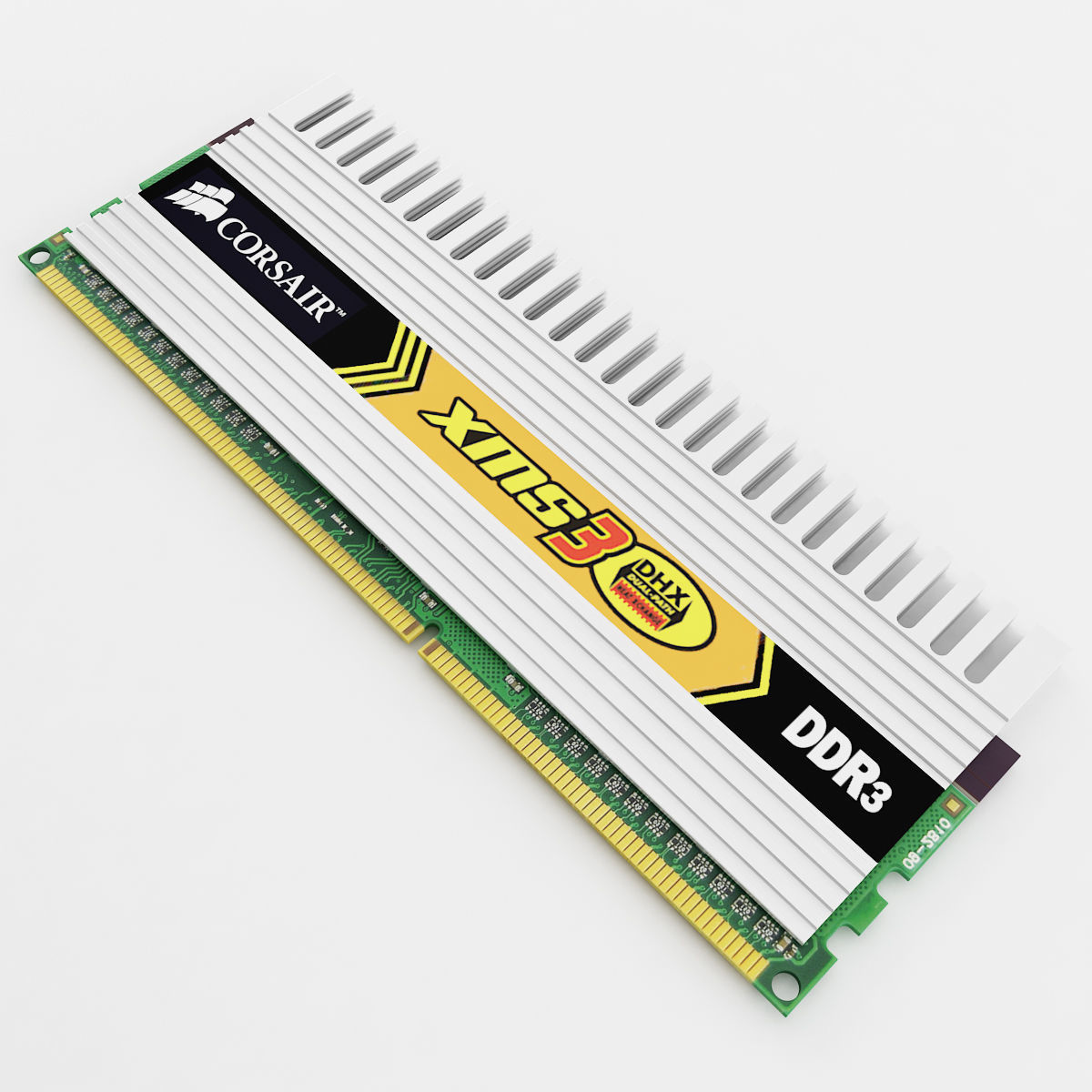 XMS DDR3  DHX Ram 3D model_3