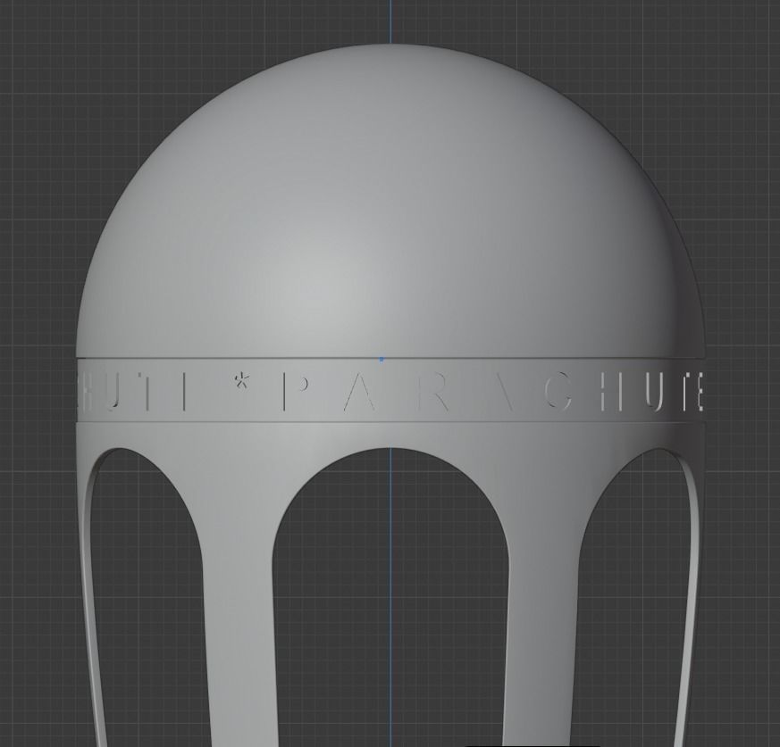 PARACHUTE LAMP 3D model_6