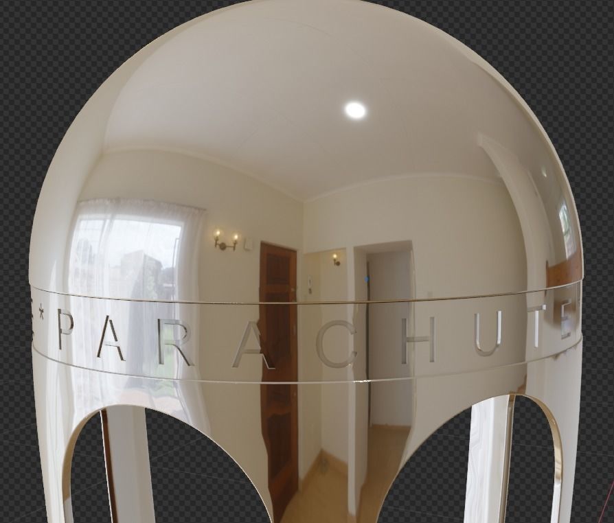 PARACHUTE LAMP 3D model_2